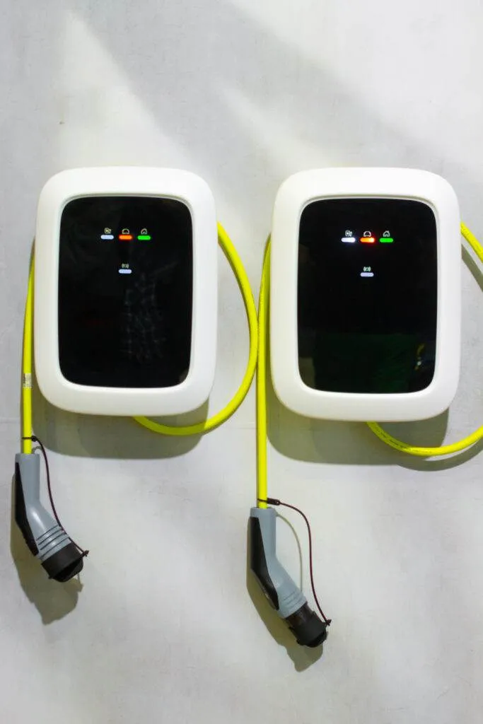 A modern electrical fast charger for the electrical or hybrid PHEV automobiles.